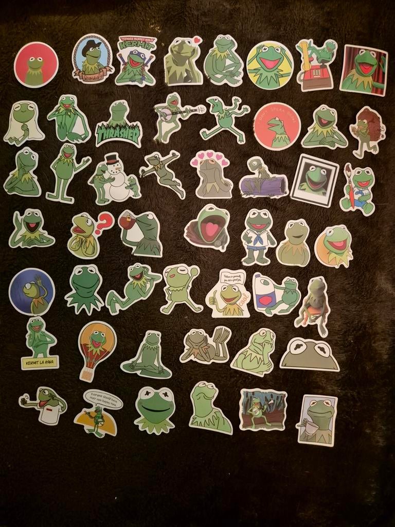 Stickers Kermit de kikker, Ophalen of Verzenden