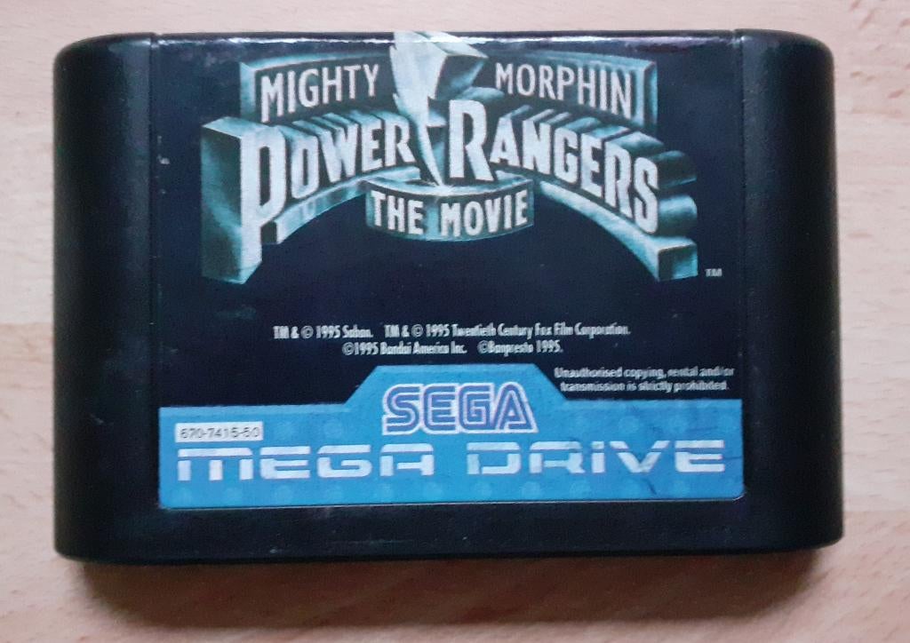Power rangers the movie, Consoles de jeu & Jeux vidéo, Jeux | Sega, Enlèvement ou Envoi, Utilisé, Combat, Mega Drive