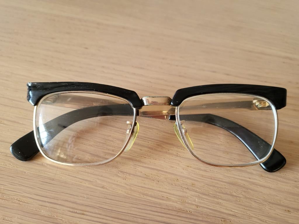 Vintage heren bril jaren 60-70, Handtassen en Accessoires, Zonnebrillen en Brillen | Heren, Ophalen of Verzenden, Gebruikt, Bril