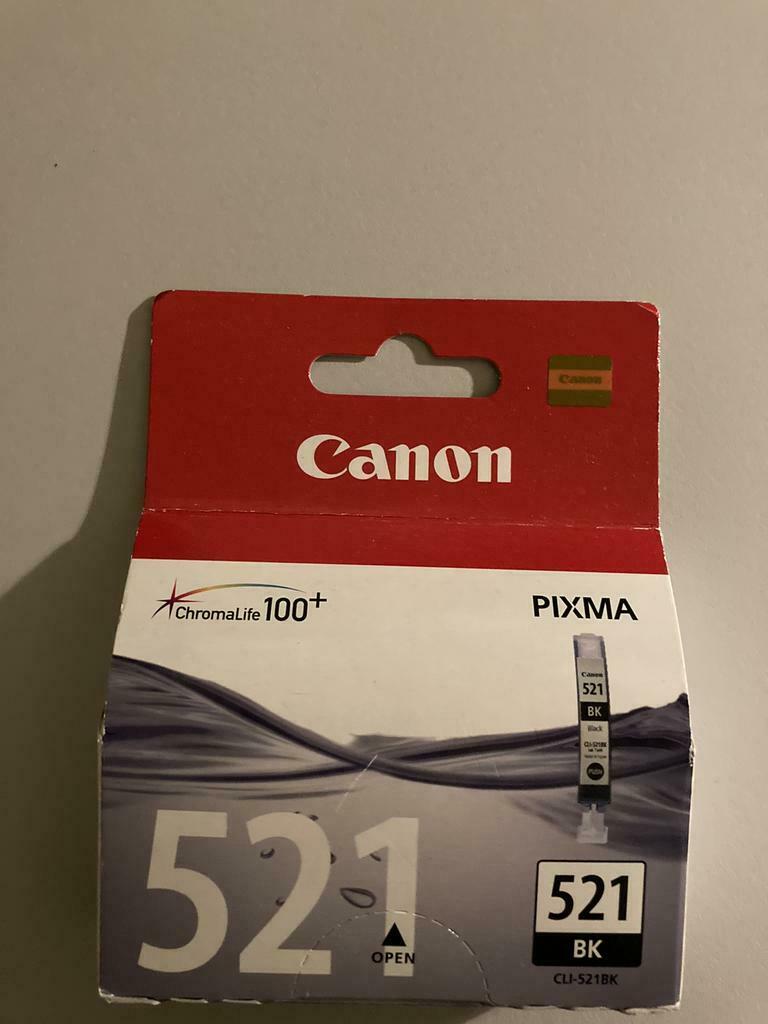 Inktpatroon Canon zwart 521- nieuw in verpakking, Ophalen of Verzenden, Nieuw