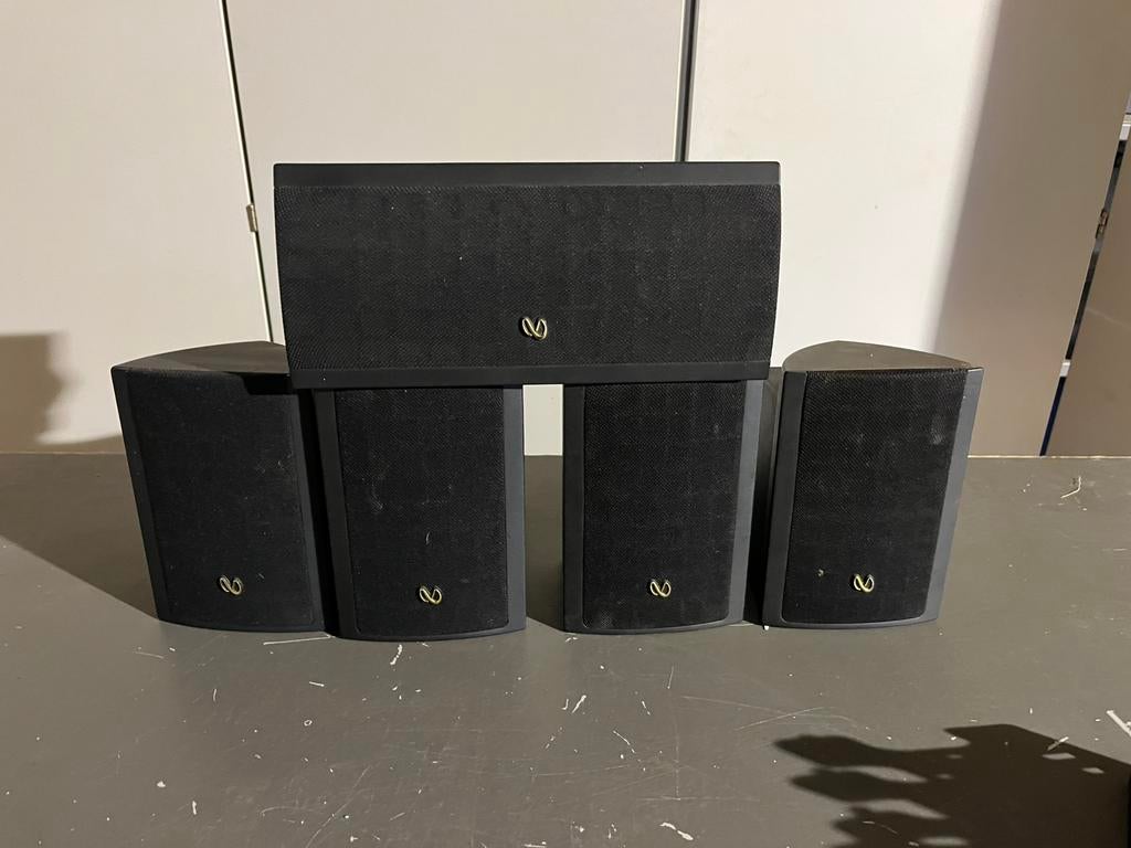 Infinity minuette set 5.1, Autres marques, Ensemble surround complet, Moins de 60 watts, Enlèvement ou Envoi