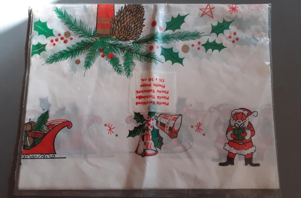 Nappe rectangulaire de Noël fin plastique, Enlèvement ou Envoi, Neuf