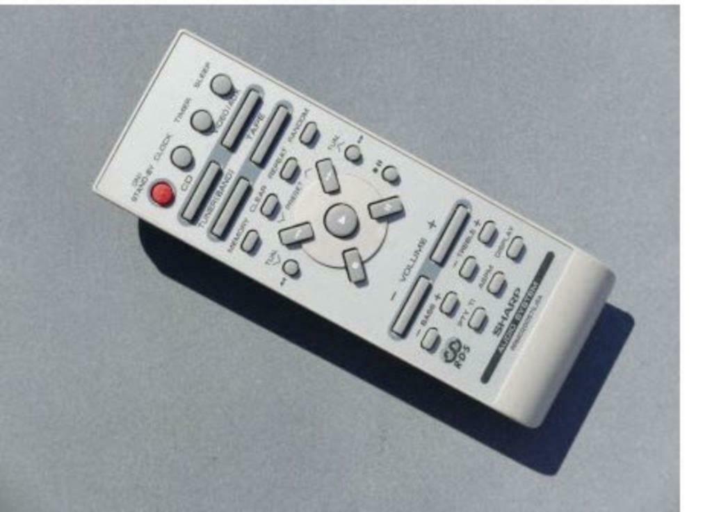 Afstandsbediening Sharp rrmcg0057sjsa, Audio, Tv en Foto, Stereoketens, Microset, Gebruikt, Cassettedeck, Ophalen of Verzenden
