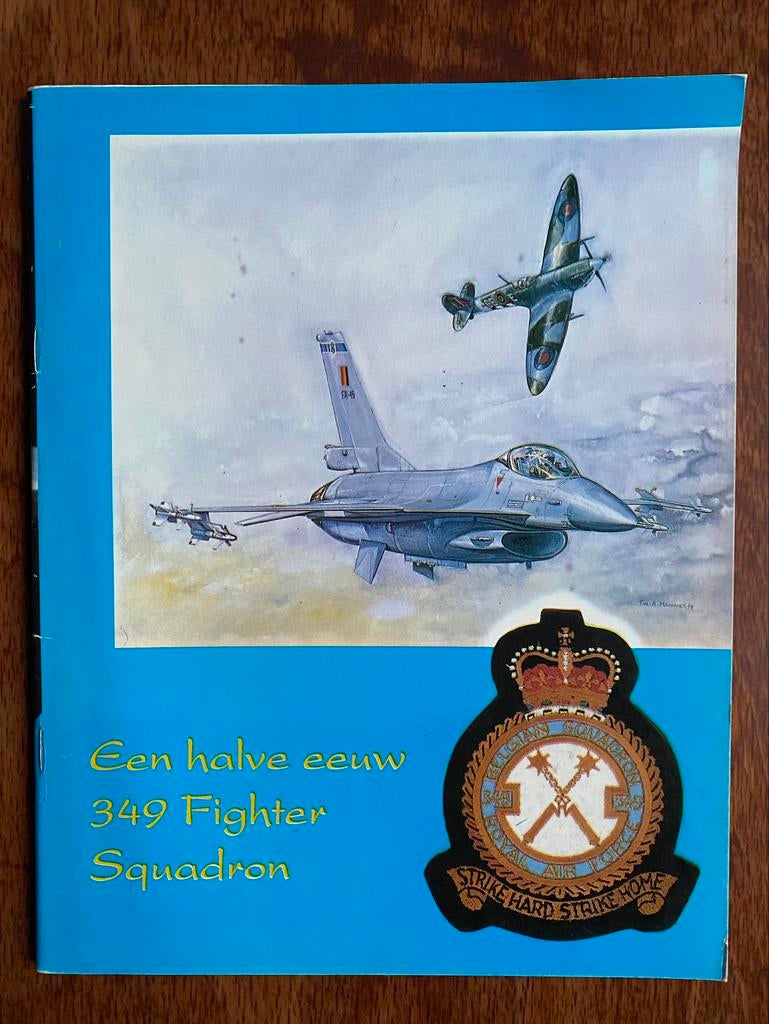 Boek - Een halve Eeuw 349 Fighter Squadron - BAF, Enlèvement ou Envoi, Comme neuf, Livre ou Revue