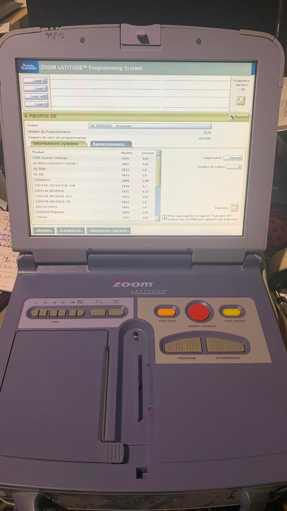 Boston Scientific Zoom Latitude, modèle 3120/ portatif, Enlèvement ou Envoi