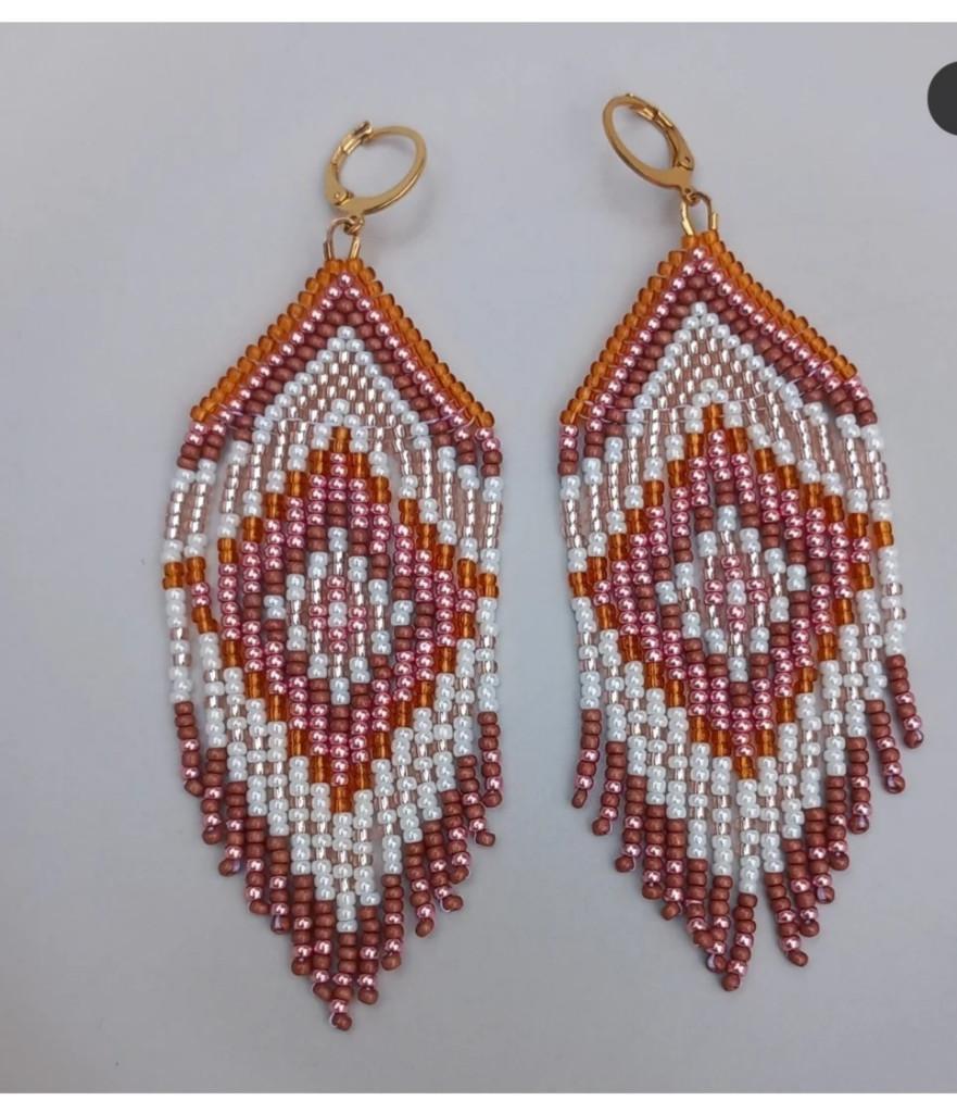 Fringe oorbellen, Hobby en Vrije tijd, Kralen en Sieraden maken, Nieuw, Ophalen of Verzenden
