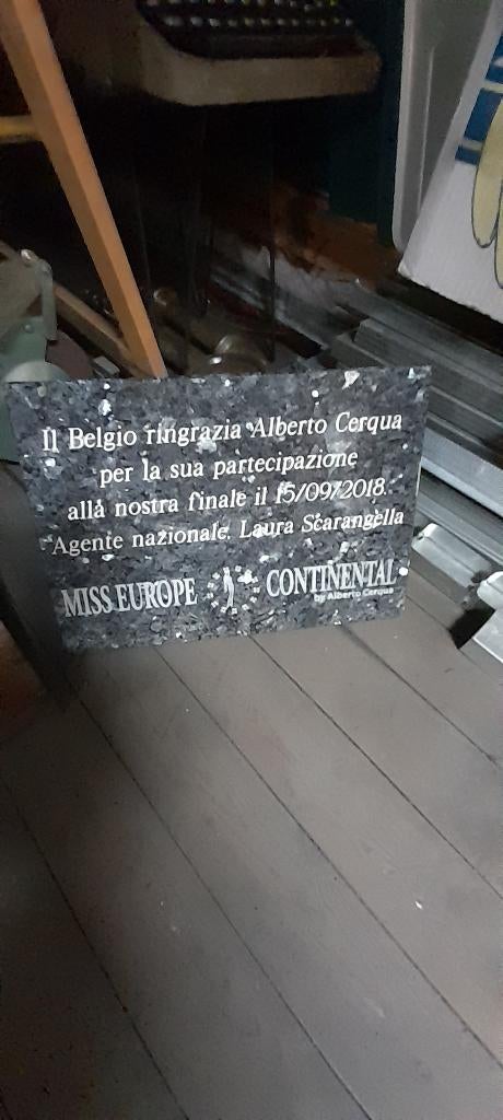Plaque en marbre, Enlèvement, Neuf, Autres matériaux