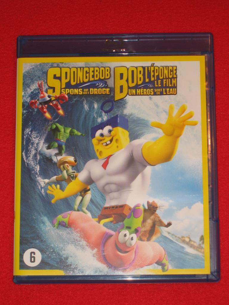 Spongebob : Spons op het Droge (Blu-ray), Cd's en Dvd's, Ophalen of Verzenden, Zo goed als nieuw