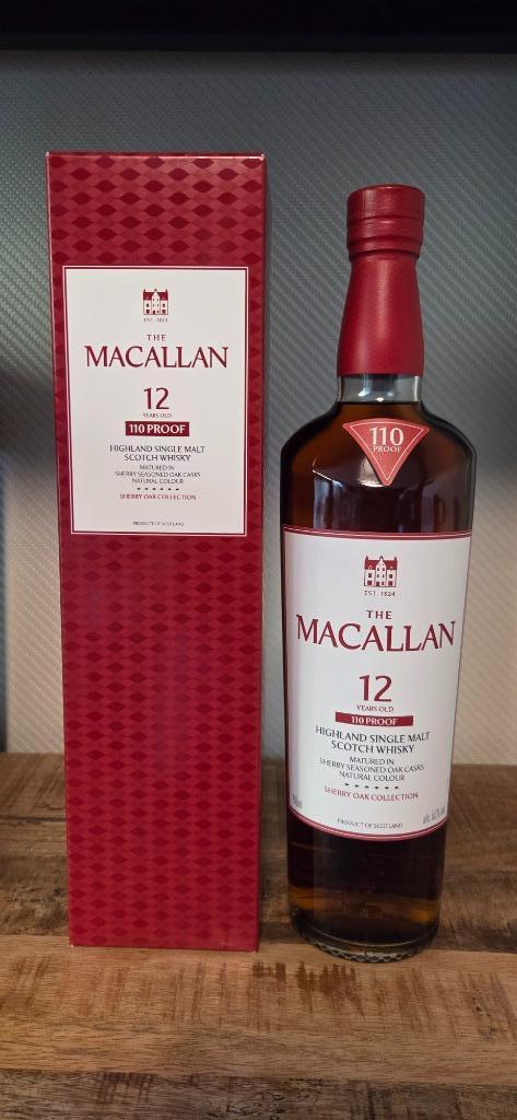 Macallan 12 Year Old 110 Proof, Neuf, Autres régions, Enlèvement ou Envoi, Pleine