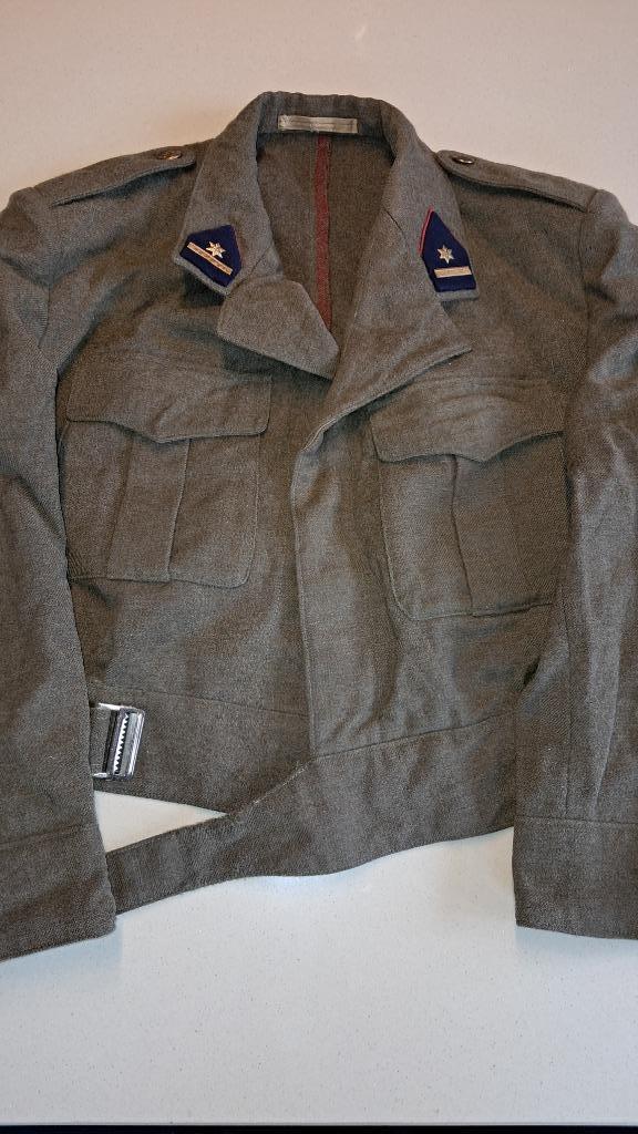 BELGIQUE - ABL - MAJOR ARTILLERIE - ANNEES 50, Ophalen of Verzenden, Landmacht, Kleding of Schoenen