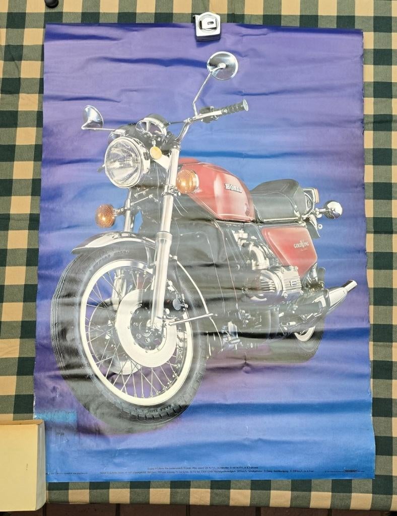 Goldwing GL 1000 Poster 70X100, Ophalen, Gelezen