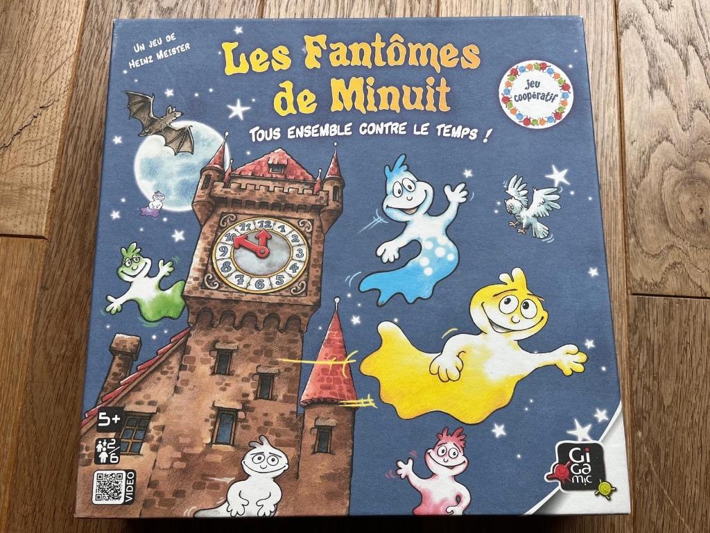 LES FANTÔMES DE MINUIT, jeu coopératif 5-6 ans, 1 ou 2 joueurs, Enlèvement, Comme neuf, Gigamic
