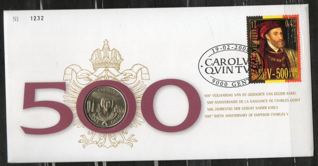 Année 2000 : 2887 - Numisletter : 500 ans naissance Charles, Enlèvement ou Envoi