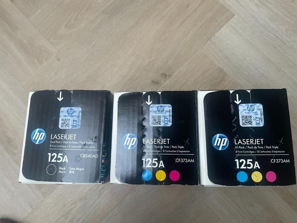 Nog 2 toners HP CB540A-HP CB543A ZM (HP 125A), Ophalen of Verzenden, Nieuw, Toner, HP ORIGINAL