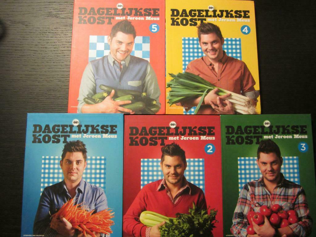 Dagelijkse kost met jeroen Meus (Deel 1 tot 5), Enlèvement ou Envoi, Autres types, Jeroen Meus, Utilisé