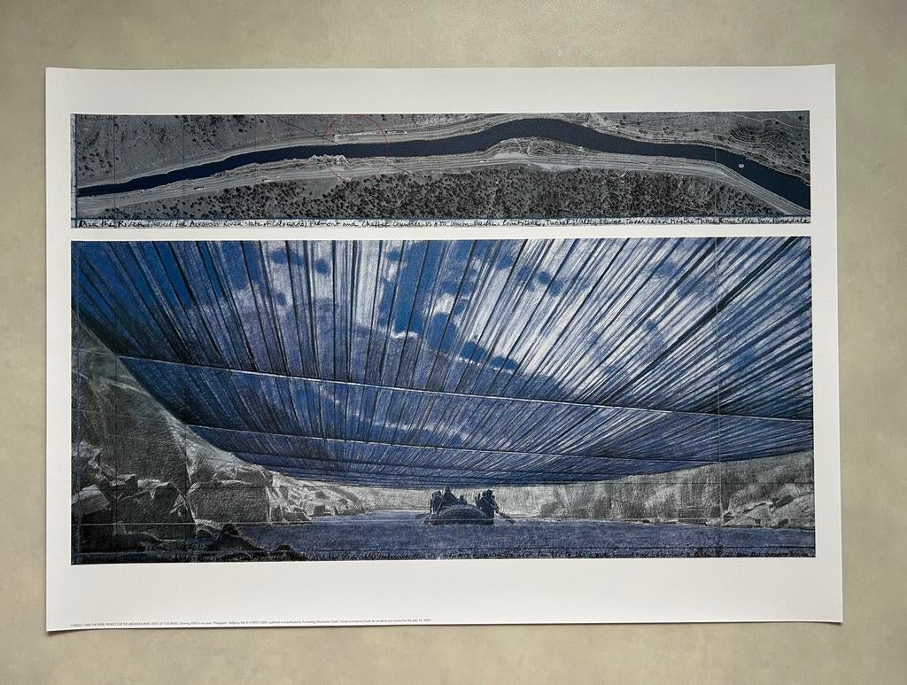 Christo - Arkansas River - Colorado, Antiek en Kunst, Ophalen of Verzenden