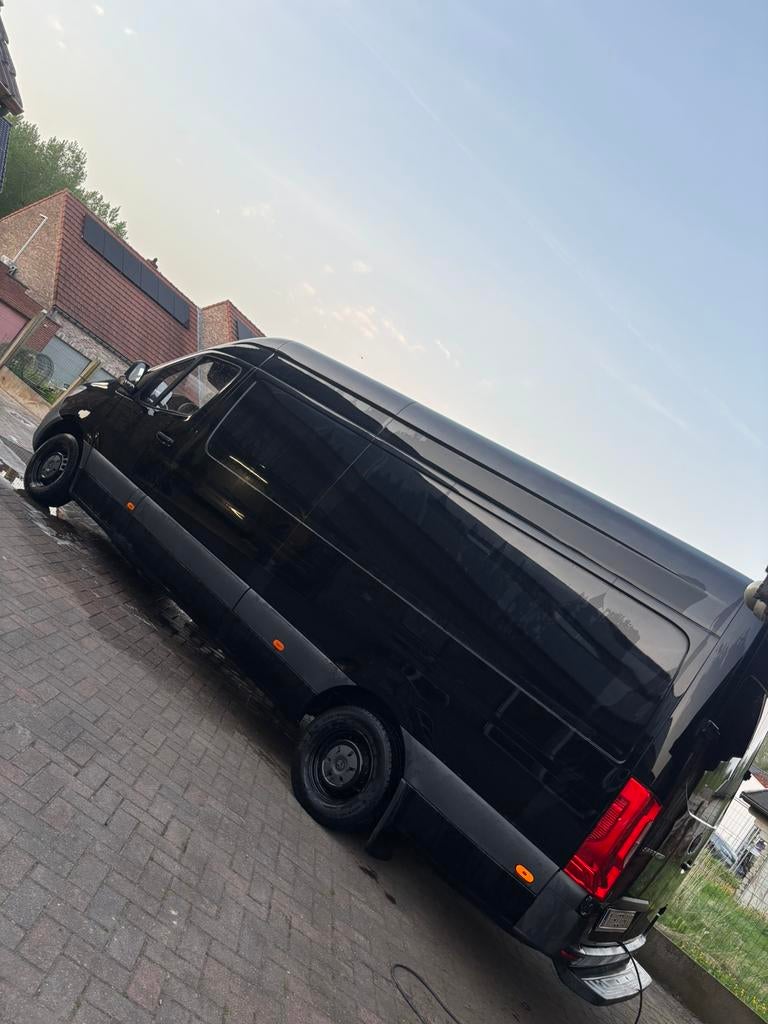 Mercedes sprinter 314 Camper, Auto's, Bestelwagens en Lichte vracht, Euro 6, Zwart, Mercedes-Benz, 5 deurs