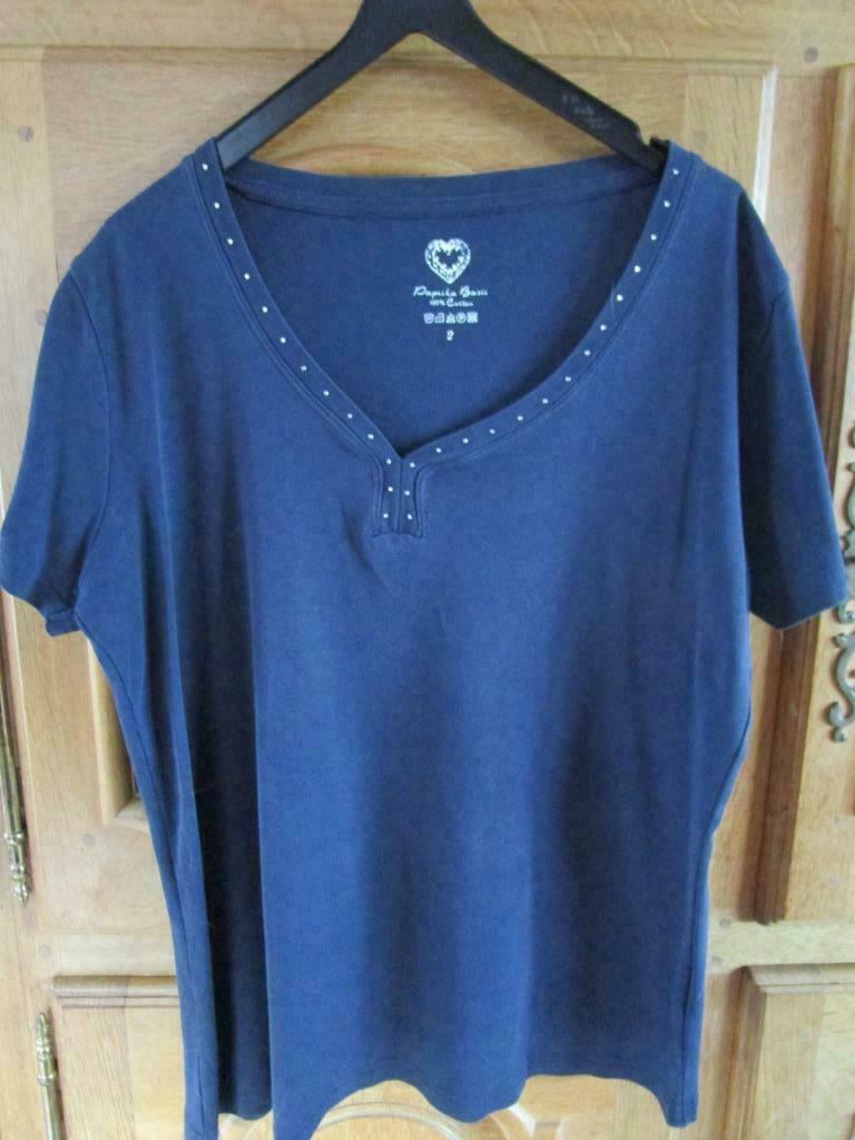 T-shirt Taille 2  taille 46, Blauw, Ophalen of Verzenden, Zo goed als nieuw, Korte mouw