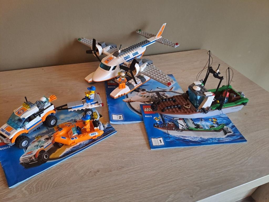 Lego City Coast Guard 60015 60012, Kinderen en Baby's, Speelgoed | Duplo en Lego, Ophalen, Zo goed als nieuw, Lego