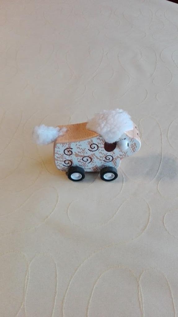 speelgoed, duwfiguur schaap, Ophalen of Verzenden, Nieuw