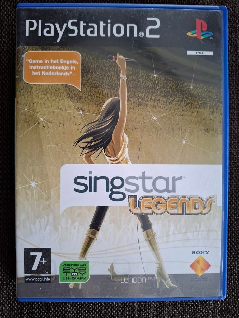 PS2 Singstar Legends (compleet), Ophalen of Verzenden, Zo goed als nieuw
