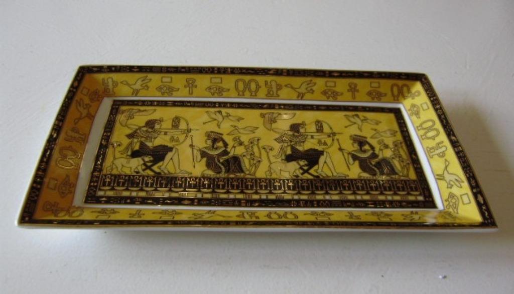 Schaal van Fathi Mahmoud - Pâte et émail de Limoges  Gemerkt, Ophalen