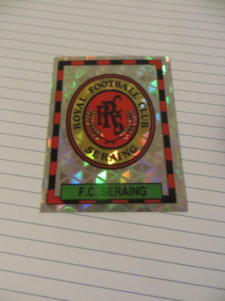Voetbal: Sticker football 95 :  Logo / embleem FC Seraing, Enlèvement ou Envoi, Neuf, Autocollant