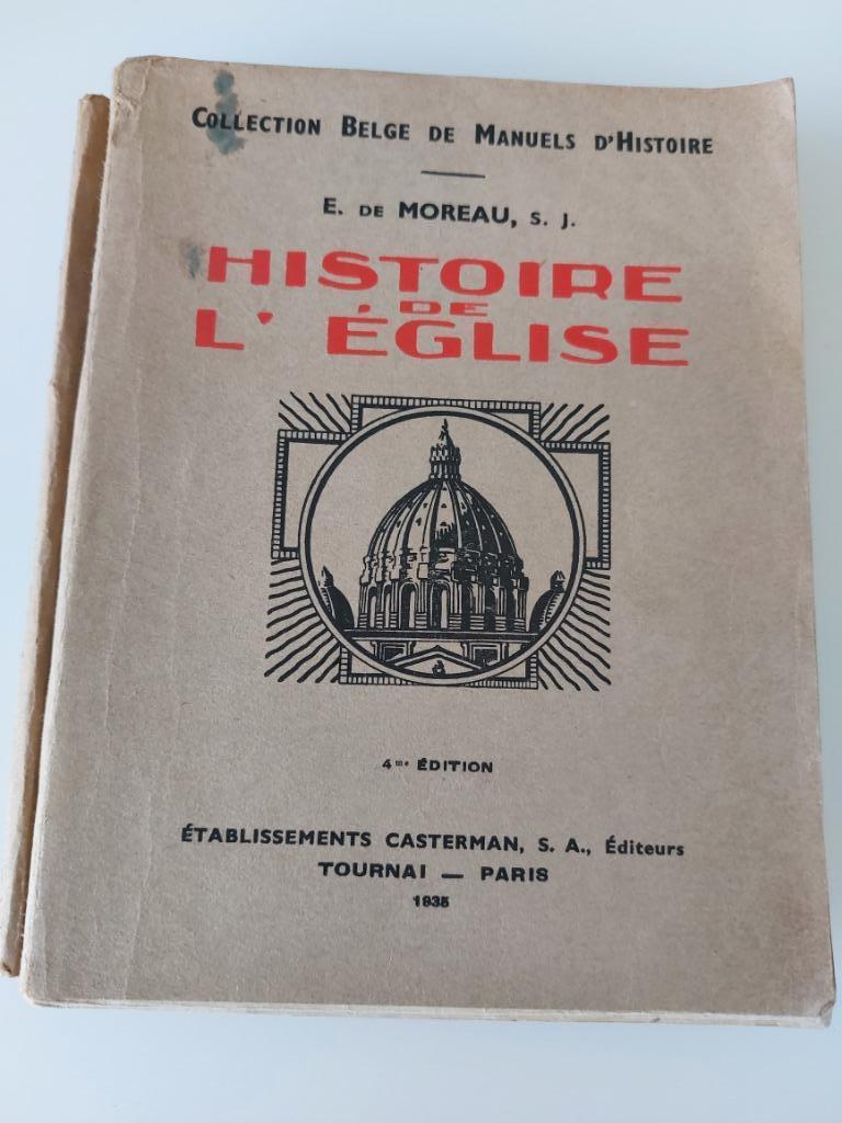 Geschiedenis van de kerk, E. de Moreau, Ophalen of Verzenden, Gelezen