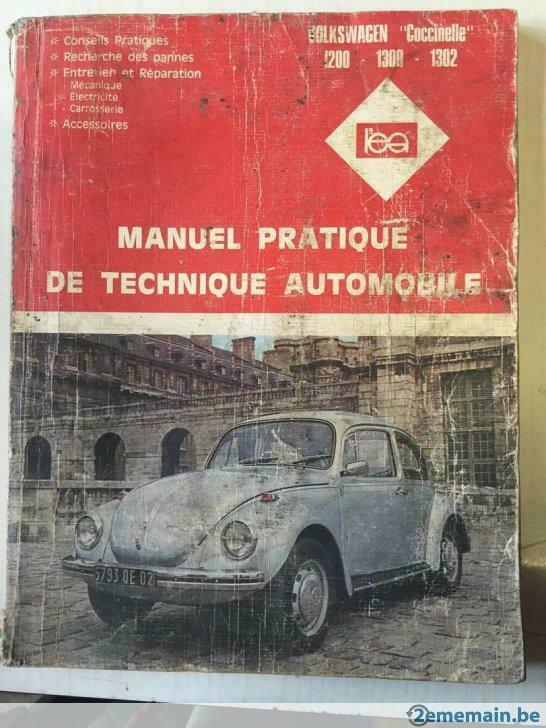 Revue technique auto Volkswagen "Coccinelle" 1200-1300-1302, Auto diversen, Handleidingen en Instructieboekjes, Ophalen of Verzenden