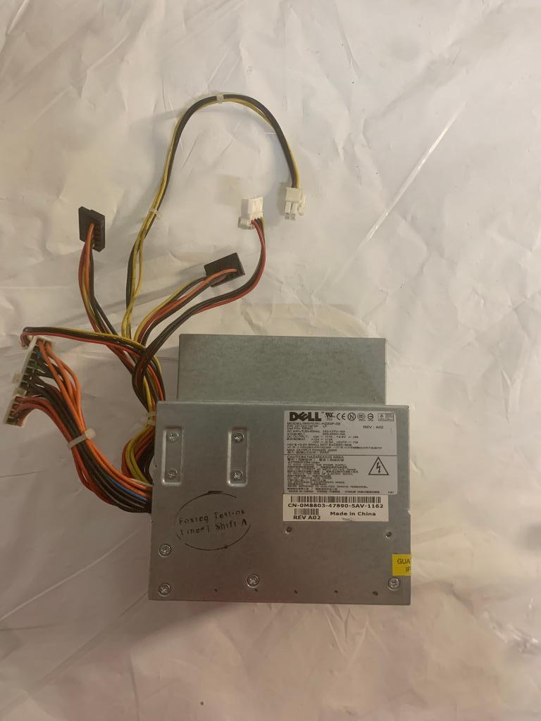 Alimentation PC Dell model H220P-00 P/N M8803, Utilisé