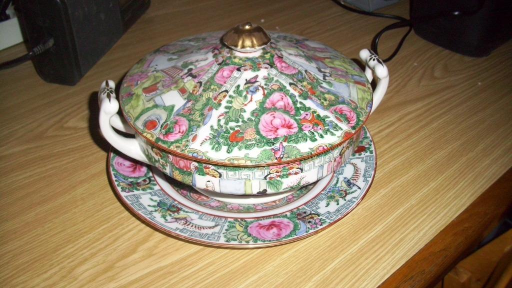 Soupière déco chinois, Enlèvement