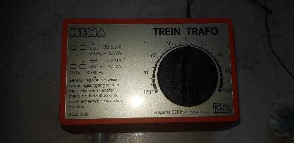 Hema Ho transfo 220 Volt, Hobby en Vrije tijd, Overige merken, Transformator of Voeding, Gebruikt, Gelijkstroom