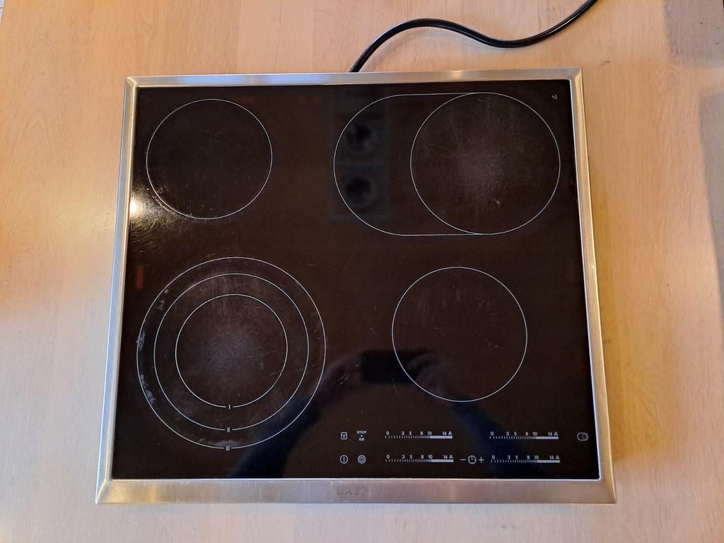 Keramische kookplaat AEG inbouwmaat 56cmx49cm, Ophalen