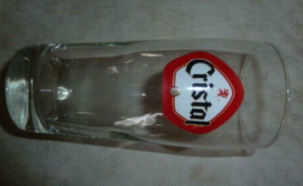 # bier glas CRISTAL ALKEN geen ribbels 25cl M11, Collections, Verres & Petits Verres, Neuf, Verre à bière, Enlèvement ou Envoi