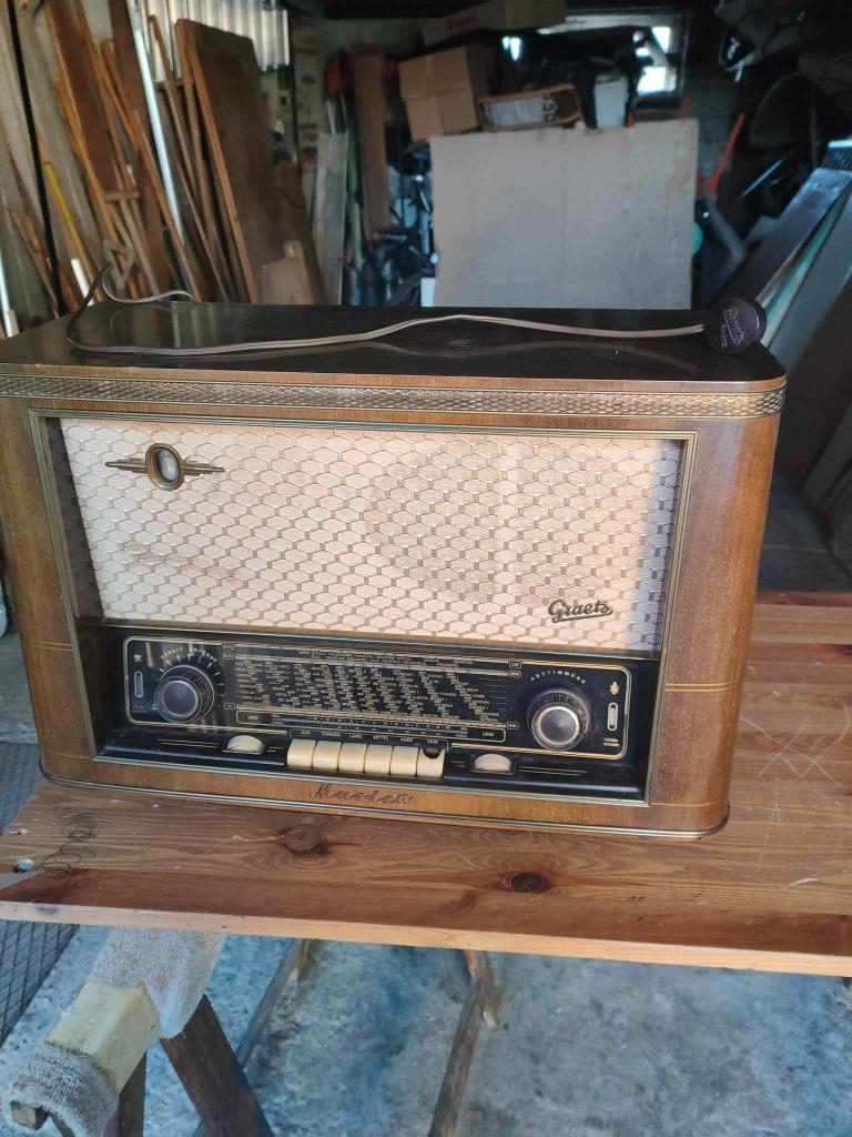 GRAETZ 4R 217 - Radio à lampes - A réviser, Enlèvement ou Envoi, Ne fonctionne pas, Radio