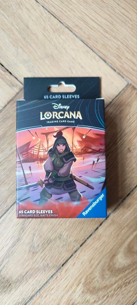 Disney - Lorcana - Protège Cartes - Mulan - Chapitre 2, Ophalen of Verzenden, Nieuw, Sleeves of Kaarthoesjes, Foil