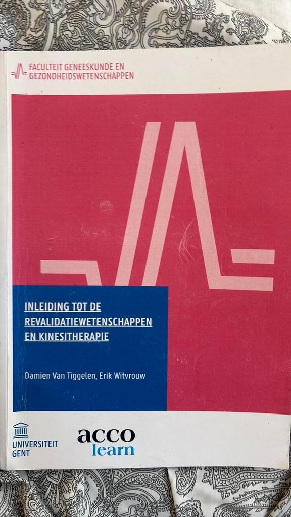 Inleiding tot de revalidatiewetenschappen en kinesitherapie, Boeken, Studieboeken en Cursussen, Ophalen of Verzenden, Gelezen