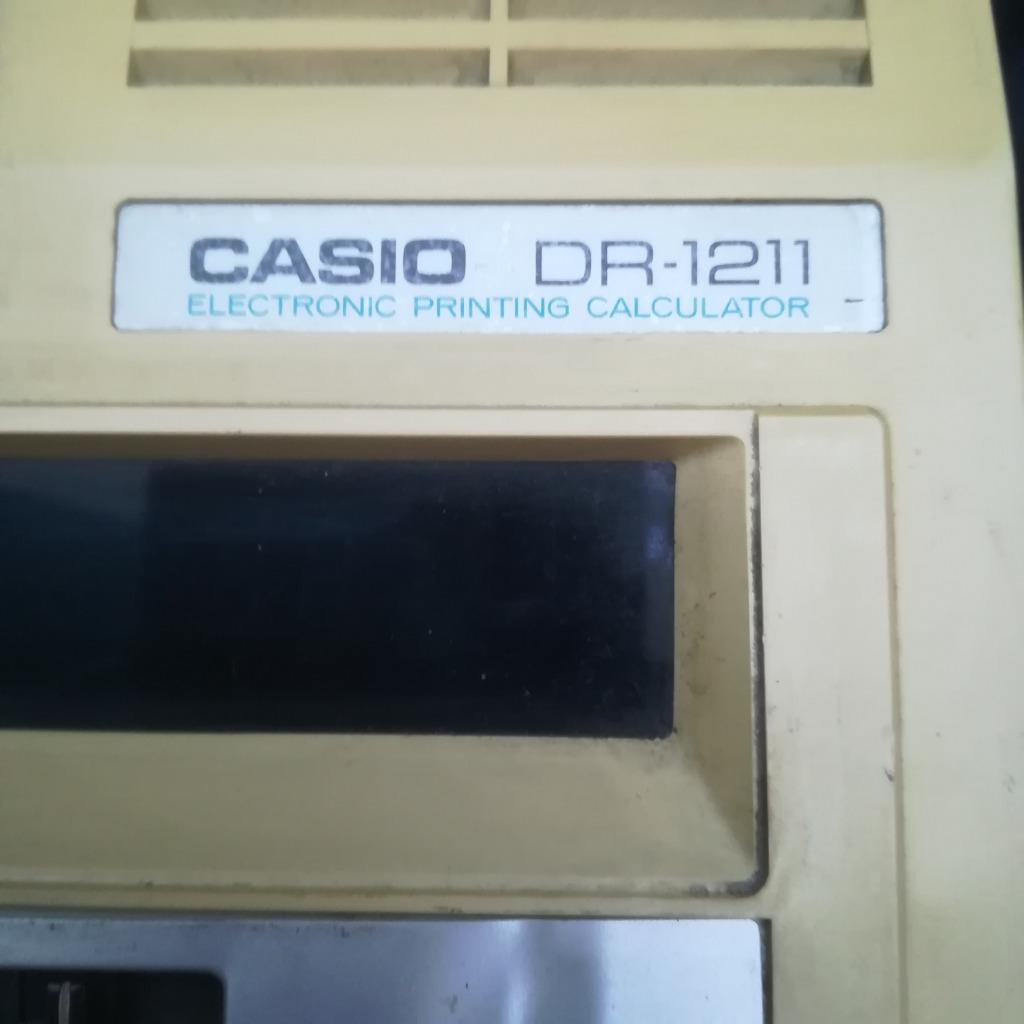 Ancienne Calculatrice d'impression Casio DR-1211, Enlèvement ou Envoi, Utilisé