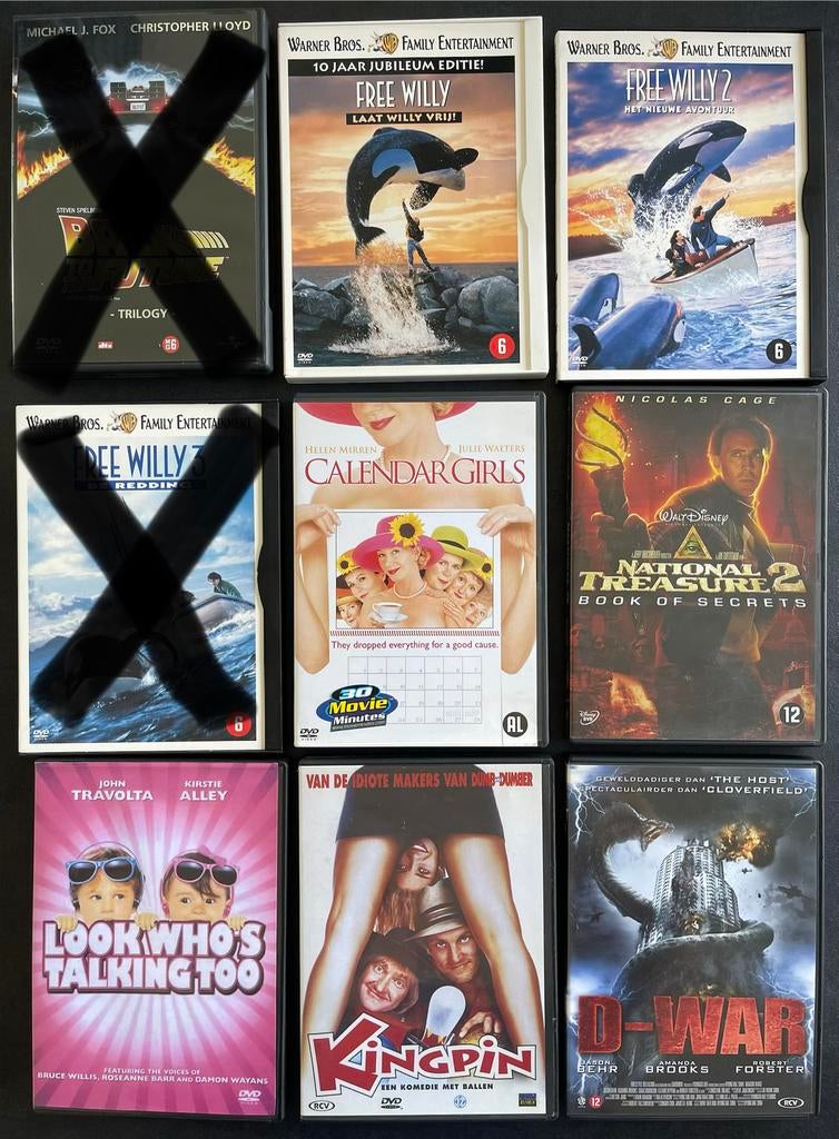 Verschillende DVD’s - 34, Cd's en Dvd's, Dvd's | Actie, Gebruikt, Actie, Ophalen