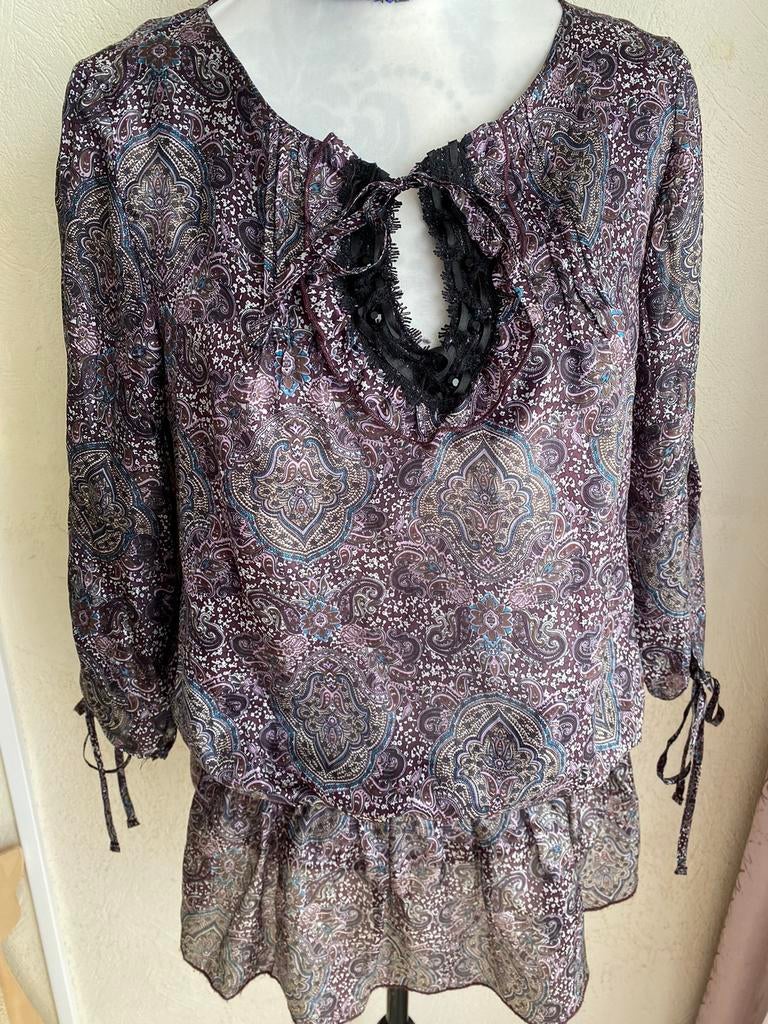 Morgan de Toi blouse met pailletten/kant maat M gelezen, Kleding | Dames