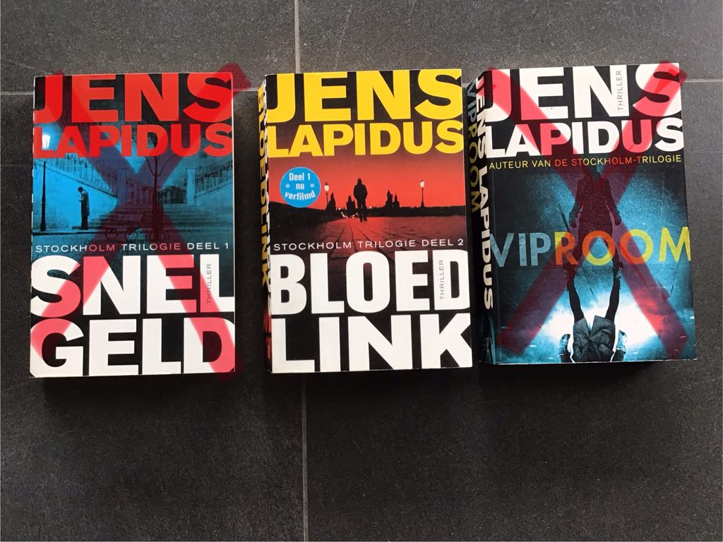 Jens lapidus boeken, Ophalen of Verzenden, Zo goed als nieuw