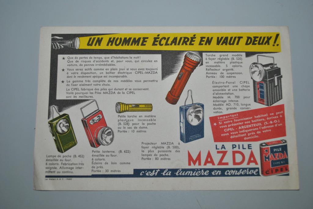 Flyer piles Mazda, Verzamelen, Merken en Reclamevoorwerpen, Verzenden, Gebruikt