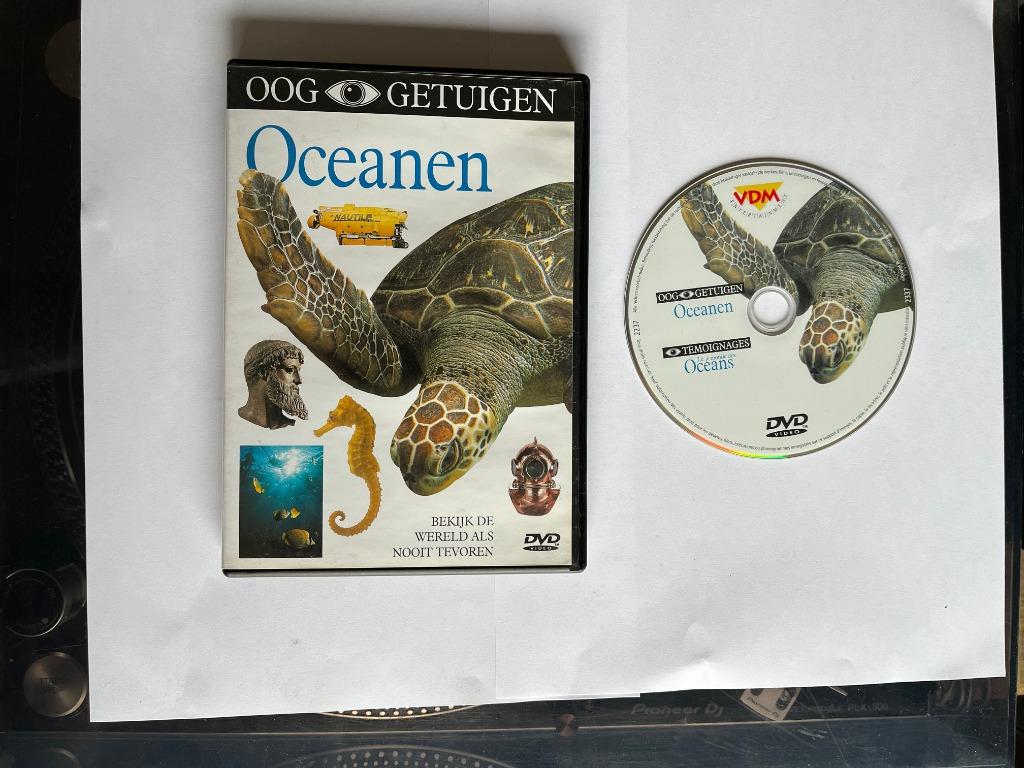 dvd ooggetuigen "Oceanen", Alle leeftijden, Ophalen of Verzenden, Zo goed als nieuw, Natuur