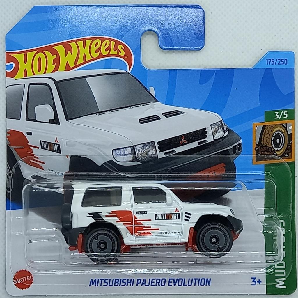 Hotwheels Mitsubishi Pajero Evolution (wit), Hobby en Vrije tijd, Ophalen of Verzenden, Nieuw, Auto