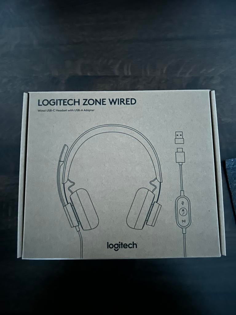 Logitech Zone Wired headset NIEUW, Logitech, Nieuw, On-ear, Ophalen of Verzenden
