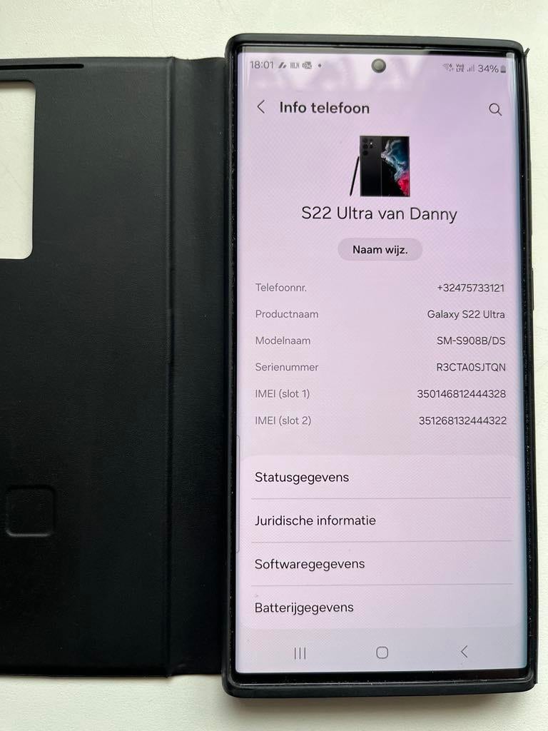 samsung s22 ultra 512 GB, Telecommunicatie, Mobiele telefoons | Samsung, Zwart, Zo goed als nieuw, Galaxy S22, 512 GB