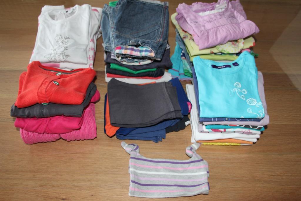 Pakket zomerkleding meisjes - mt 74, Ophalen of Verzenden, Gebruikt, Overige maten