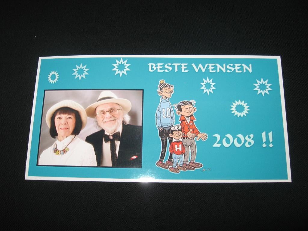 Thomas pips nieuwjaarskaart 2008, Ophalen of Verzenden, Overige figuren, Zo goed als nieuw, Plaatje, Poster of Sticker