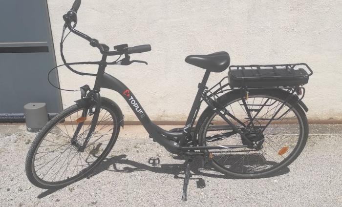 Vélo électrique, état impeccable + remorque enfant, Vélos & Vélomoteurs, Enlèvement, Comme neuf