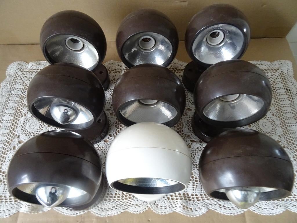 Design lampe spot Philips Louis Kalff vintage 49euros chacun, Enlèvement ou Envoi, Design, Spot encastrable ou Spot mural, Utilisé